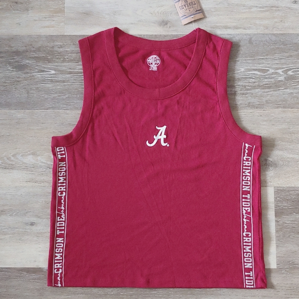 NWT Rivalry Threads Women's Alabama Crimson Tide Fitted Tank Top Size L